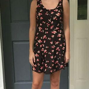Reformation brown cherry dress